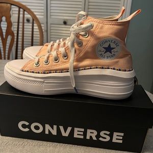 Converse Chuck Taylor Girls All Star Move Platform Sneaker Friendship Brace